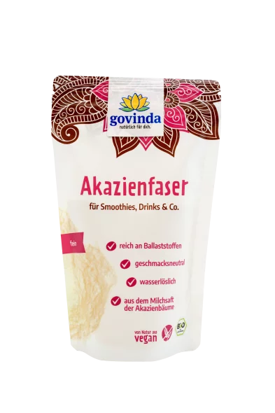 Govinda ekološka akacijeva vlakna v pakiranju 100 g.