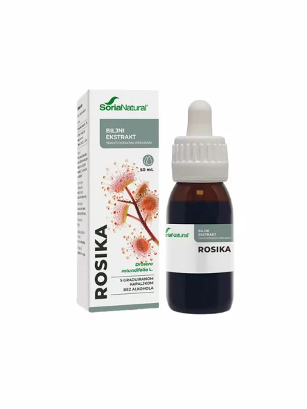 Soria Natural naravni izvleček okroglolistne rosike v steklenički, 50ml.