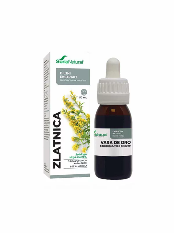 Soria Natural naravni izvleček navadne zlate rozge v steklenički, 50ml.