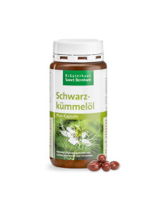 Kapsule z oljem črne kumine – 180 kapsul Krauterhaus