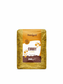 Nutrigold curry v prahu v 200 gramski prozorni ni embalaži.plastič