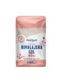 Nutrigold drobno mleta jodirana himalajska sol v 1000 gramski prozorni plastični embalaži.