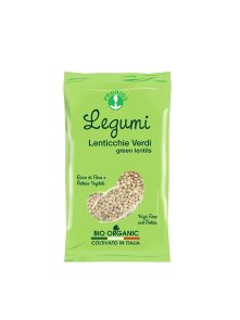 Probios ekološka zelena leča v plastični embalaži, 400g.