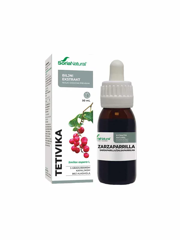 Soria Natural naravni izvleček tetivika v steklenički, 50ml.