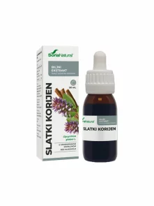 Soria Natural naravni izvleček sladkega korena v steklenički, 50ml.