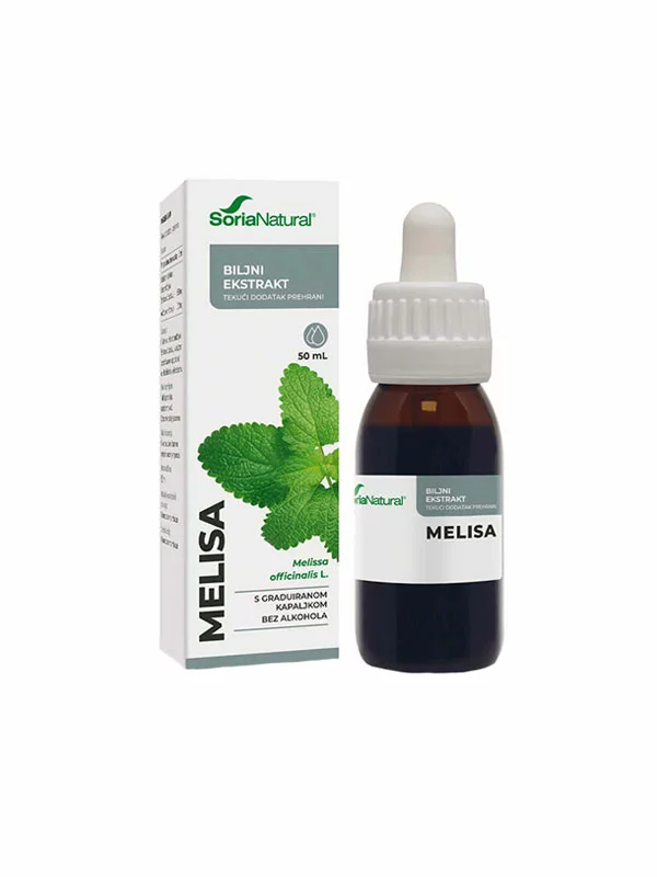 Soria Natural naravni izvleček melise v steklenički, 50ml.