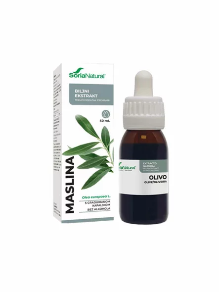 Soria Natural naravni izvleček oljke v steklenički, 50ml.