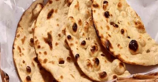 Roti - indijski krehek iz čičerike in kurkume