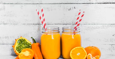 Smoothie iz mandarin za zdravo jesen brez gripe