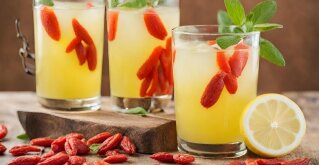 Goji limonada - napitek, poln antioksidantov