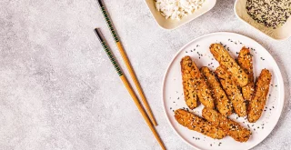 Hrustljavi tempeh v začimbah - veganski prigrizek, poln beljakovin
