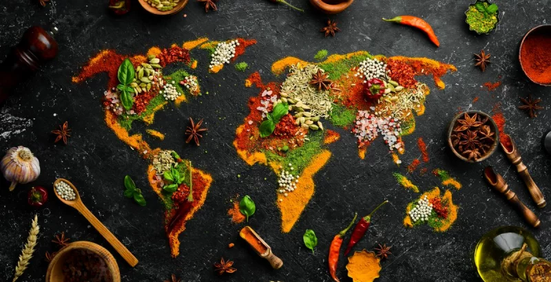 začimbe in pisana zelišča