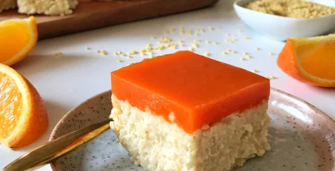 Kocke iz prosa s korenčkom in pomarančo - sladica za vso družino