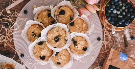 Pirini muffini z borovnicami