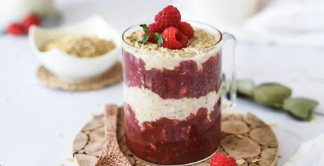 Maline, jagode in ovsena kaša se imajo radi, in vi jih boste tudi vzljubili