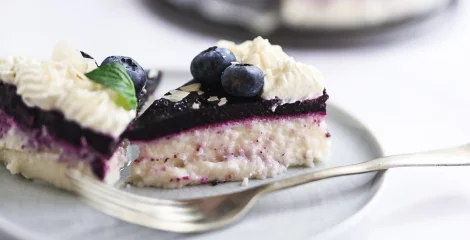 Zdrob torta (z borovnicami) - Instashop