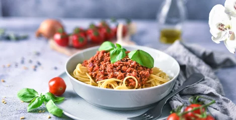 Vege bolognese iz soje - ker boljše ne more