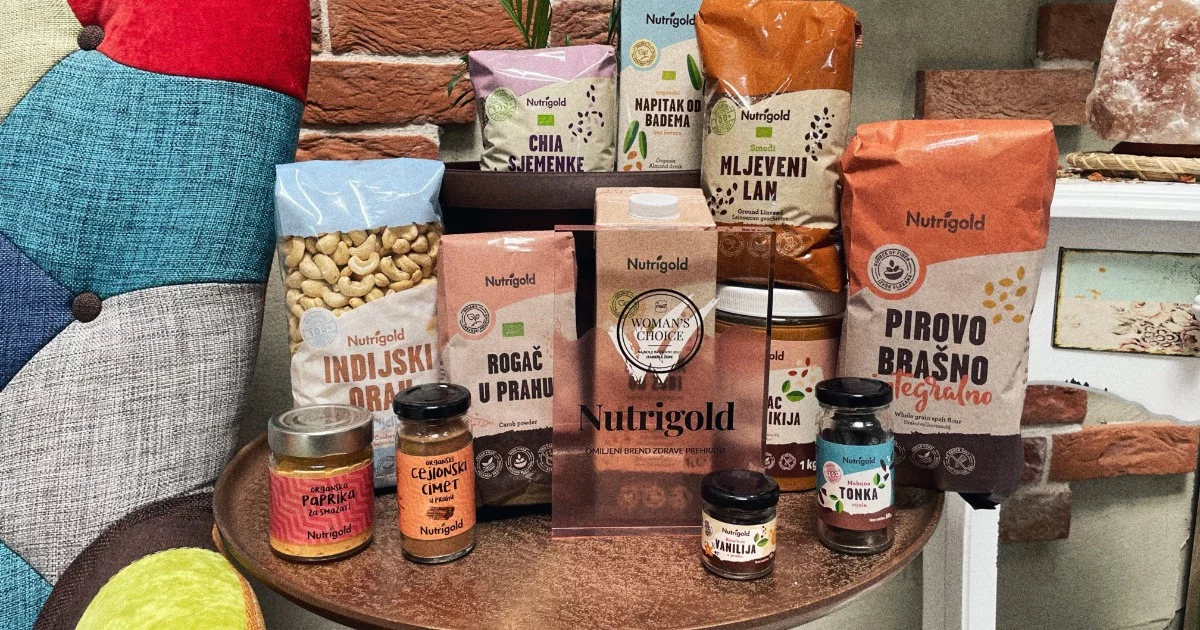 Kakšno priznanje! Nutrigold je najboljša blagovna znamka zdrave hrane na Hrvaškem!