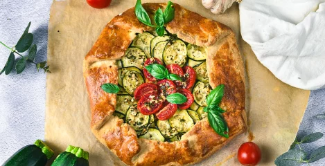 Galette z bučkami in paradižnikom - zmagovalci avgusta