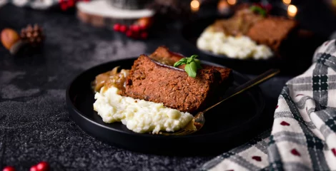 Brezmesna mesna štruca: Hitro in preprosto vege kosilo