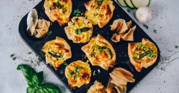 Pomladne quiche košarice so kot nalašč za velikonočno mizo!
