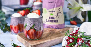 Chia puding z jagodami - hiter in zdrav recept za vsak dan!