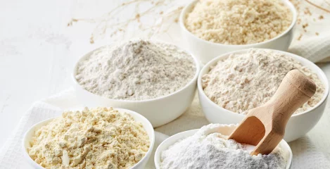 prikazanih več mok brez glutena