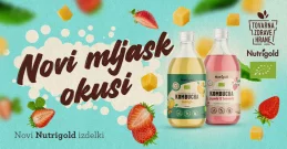 Nazdravimo poletju z novimi osvežilnimi okusi Nutrigold kombuche!