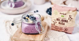 Ajdov puding z borovnicami je popoln zdravi zajtrk (in sladica)!