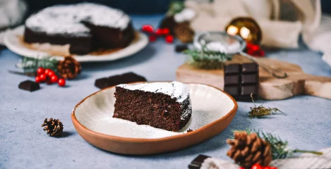 Čokoladna sladica iz čičerike in banan je edinstvena gastronomska sinergija
