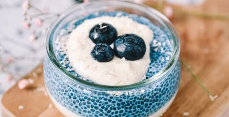 Modri chia puding bo obarval vsak vaš dan z veseljem!