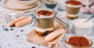 Tiramisu in chia - ta kombinacija nam tako prija!