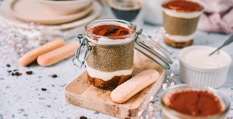 Tiramisu in chia - ta kombinacija nam tako prija!