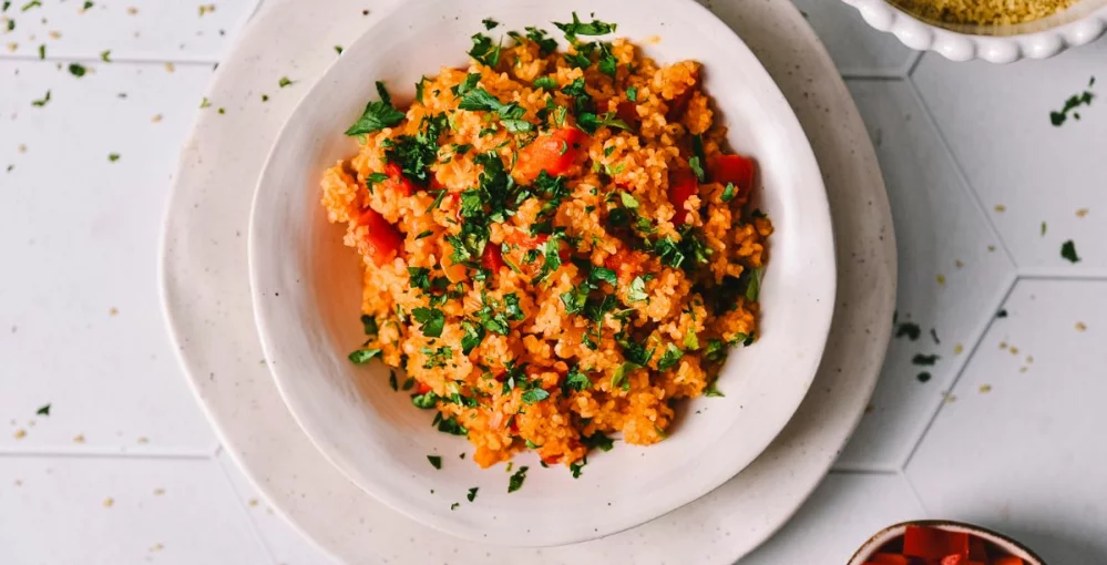 Bulgur s papriko je idealen hiter obrok poln zdravja