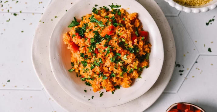Bulgur s papriko je idealen hiter obrok poln zdravja