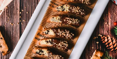 Piškoti s čokolado in pomarančo – instashop