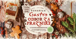 Naslovnica kuharice s prazničnimi recepti za božič