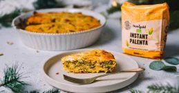Polenta in špinača sta zdrava kombinacija, v tej piti prava senzacija!
