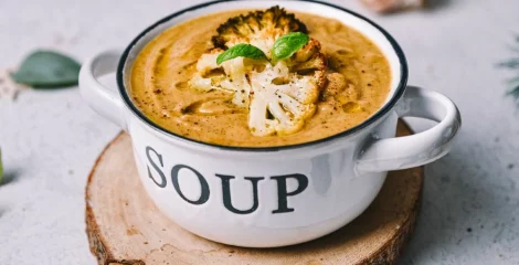 Juha iz pečene cvetače in brokolija – instashop