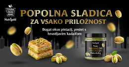 Nutrigold dubajski pistacijev namaz s hrustljavim kadaifom