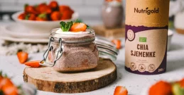 Chia puding z jagodami
