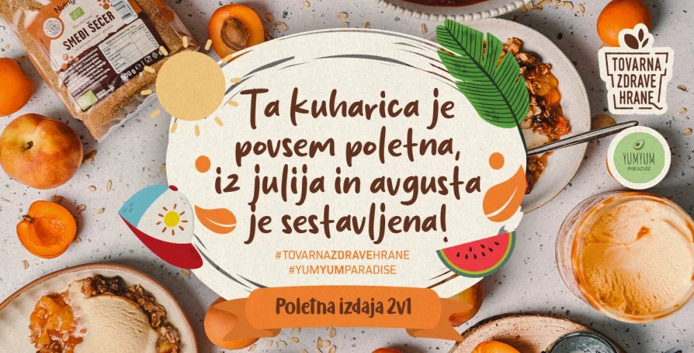 Ta kuharica je povsem poletna, iz julija in avgusta je sestavljena