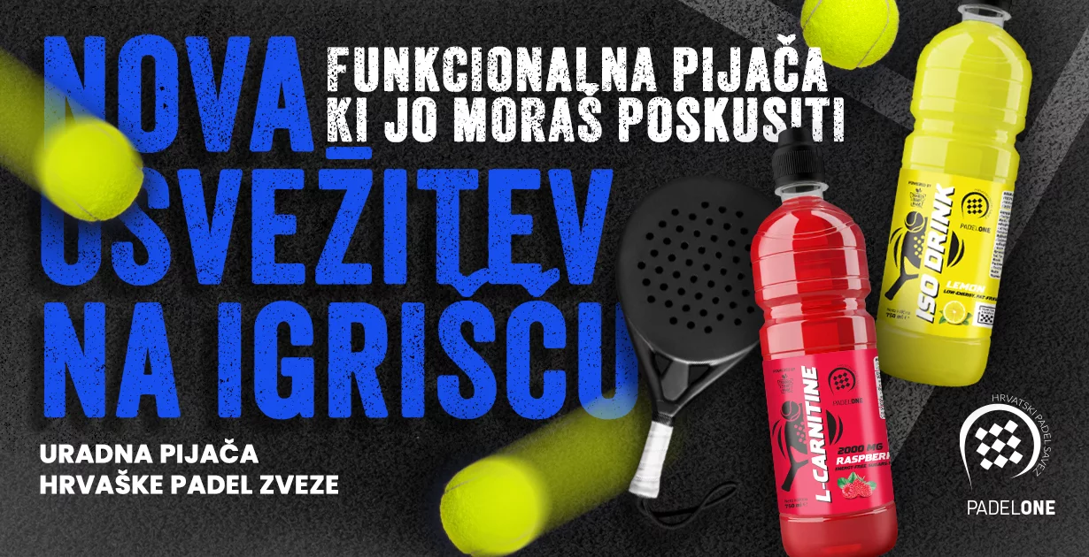 Tvoja skrivnost za najboljše rezultate treninga: PadelONE ISO-Drink in L-Carnitine