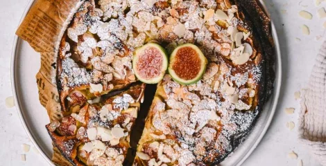 Kolač z mandlji in figami – instashop