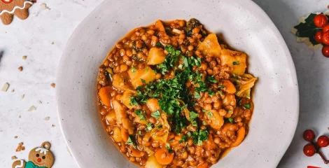 Zimska enolončnica z lečo