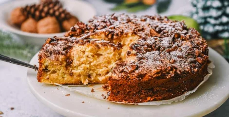 Jabolčni kolač s kislo smetano – Instashop