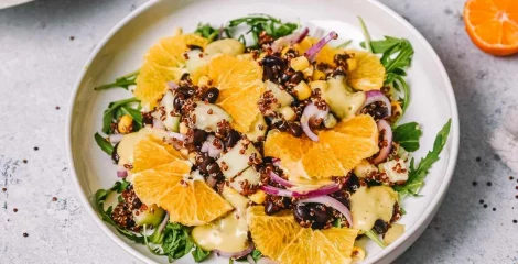 Solata s kvinojo in pomarančo – Instashop