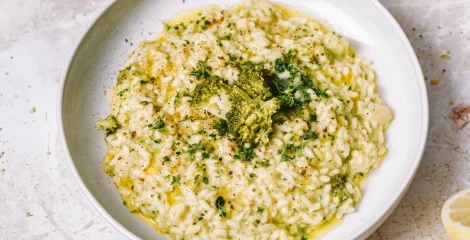 Rižota z brokolijem in cvetačo - instahop
