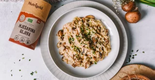 Immunity boost rižota z gobami na še en krožnik vabi!