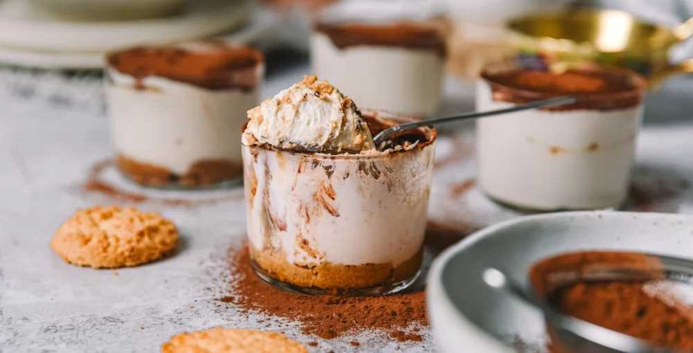 Recept za Fit tiramisu.